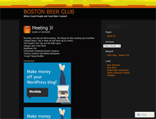 Tablet Screenshot of bostonbeerclub.wordpress.com