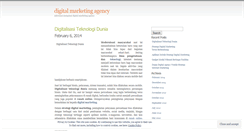 Desktop Screenshot of infodigitalmarketingagency.wordpress.com
