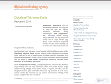 Tablet Screenshot of infodigitalmarketingagency.wordpress.com