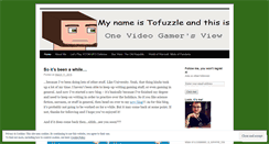 Desktop Screenshot of onevideogamersview.wordpress.com