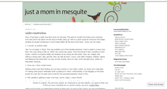 Desktop Screenshot of mesquiteparent.wordpress.com