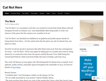 Tablet Screenshot of catnothere.wordpress.com