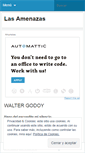 Mobile Screenshot of lasamenazas.wordpress.com