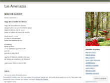 Tablet Screenshot of lasamenazas.wordpress.com