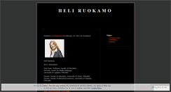 Desktop Screenshot of heliruokamo.wordpress.com