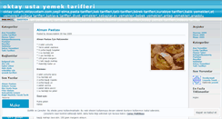 Desktop Screenshot of oktayustatarifleri.wordpress.com