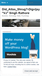 Mobile Screenshot of digvijaysinghrathore.wordpress.com