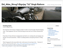 Tablet Screenshot of digvijaysinghrathore.wordpress.com