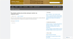 Desktop Screenshot of clinicamuncii.wordpress.com