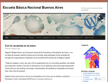 Tablet Screenshot of escuelabuenosaires.wordpress.com