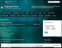 Tablet Screenshot of pingumannews.wordpress.com