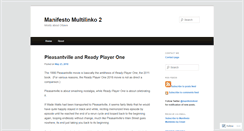 Desktop Screenshot of manifestomultilinko2.wordpress.com