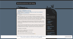 Desktop Screenshot of blankensteiner.wordpress.com