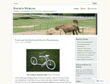 Tablet Screenshot of davidw57.wordpress.com