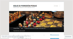 Desktop Screenshot of porodicniposao.wordpress.com