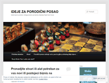 Tablet Screenshot of porodicniposao.wordpress.com