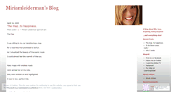 Desktop Screenshot of miriamleiderman.wordpress.com