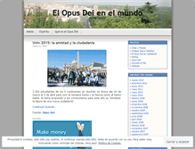 Tablet Screenshot of opusdeienelmundo.wordpress.com