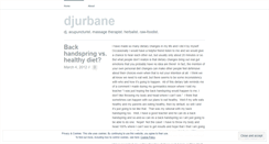 Desktop Screenshot of djurbane.wordpress.com