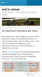 Mobile Screenshot of ericvblanchard.wordpress.com