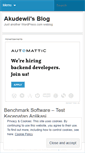 Mobile Screenshot of akudewii.wordpress.com