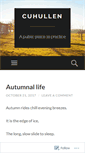 Mobile Screenshot of cuhullen.wordpress.com