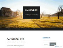 Tablet Screenshot of cuhullen.wordpress.com