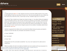 Tablet Screenshot of dshana.wordpress.com