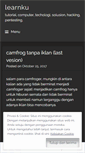 Mobile Screenshot of learnku.wordpress.com