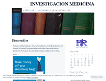 Tablet Screenshot of investigaciomedhr.wordpress.com