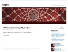 Tablet Screenshot of iangow.wordpress.com