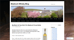Desktop Screenshot of bladnoch.wordpress.com