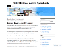 Tablet Screenshot of 10tier.wordpress.com