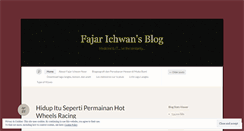 Desktop Screenshot of fajarichwannoor.wordpress.com