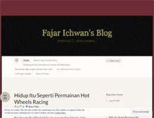 Tablet Screenshot of fajarichwannoor.wordpress.com