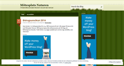 Desktop Screenshot of motesplatsnaturen.wordpress.com