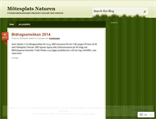 Tablet Screenshot of motesplatsnaturen.wordpress.com