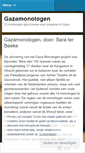 Mobile Screenshot of gazamonologen.wordpress.com