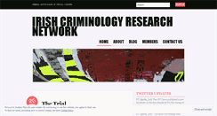 Desktop Screenshot of irishcriminologyresearchnetwork.wordpress.com