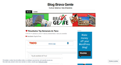 Desktop Screenshot of bravagente.wordpress.com