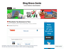 Tablet Screenshot of bravagente.wordpress.com