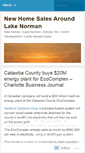 Mobile Screenshot of lakenormannewhomes.wordpress.com