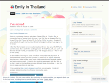 Tablet Screenshot of emilyinthailand.wordpress.com