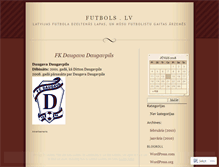 Tablet Screenshot of futbols.wordpress.com