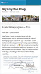 Mobile Screenshot of krysmynta.wordpress.com