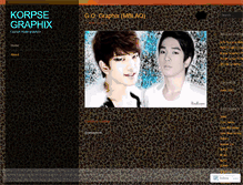 Tablet Screenshot of korpsegraphix.wordpress.com