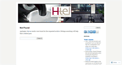 Desktop Screenshot of htelapartments.wordpress.com