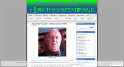 Desktop Screenshot of ebibliothecaseptentrionalis.wordpress.com