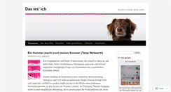 Desktop Screenshot of daslesich.wordpress.com