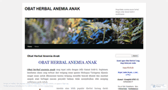 Desktop Screenshot of obatherbalanemiaanakbaru.wordpress.com